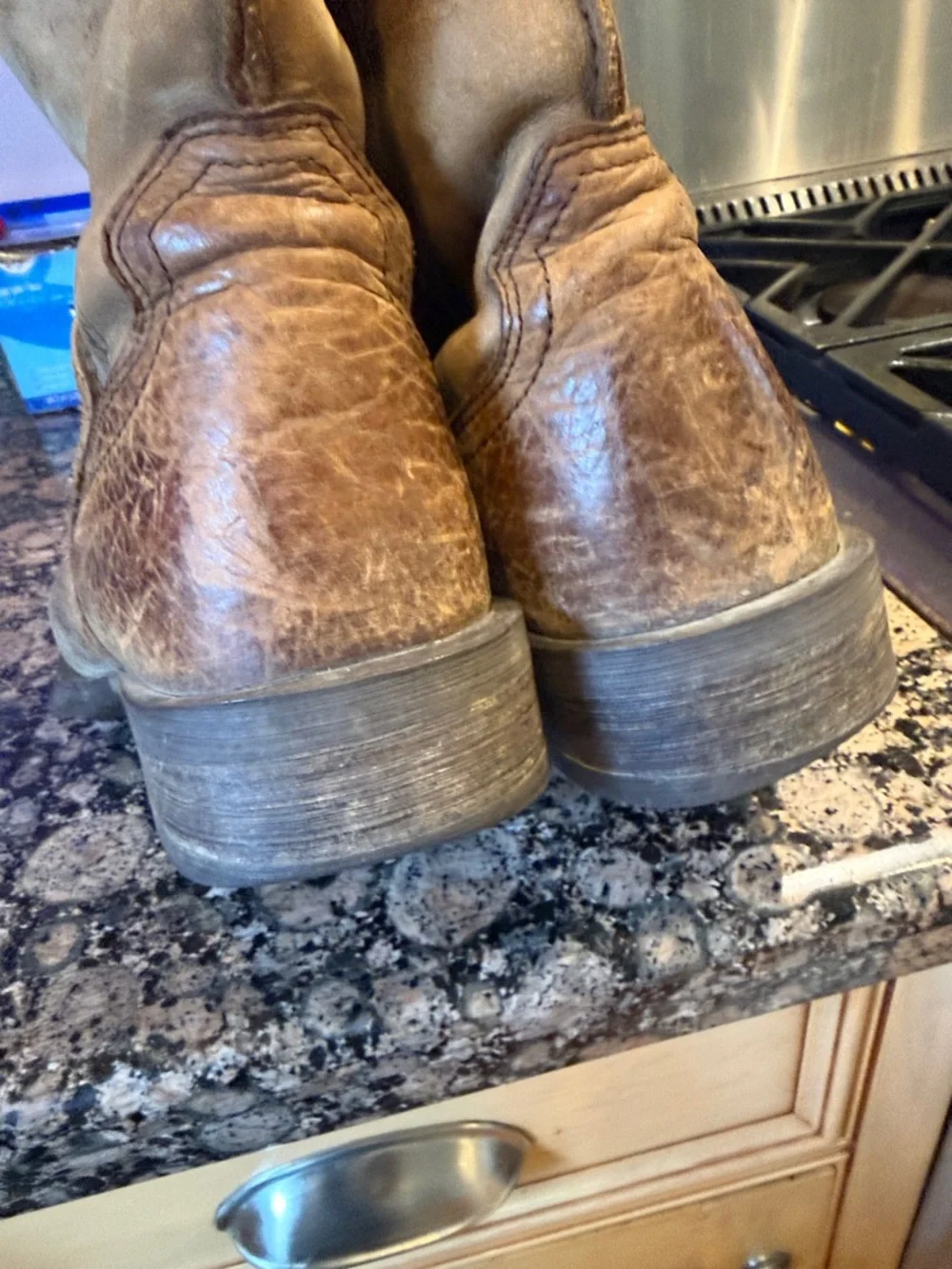 ARIAT RAMBLER men’s size 10 boot preowned preloved - Picture 3 of 15